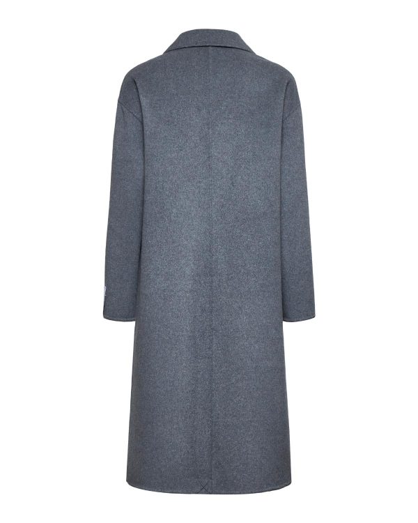 GREY SINGLE-BREASTED COAT - Image 2