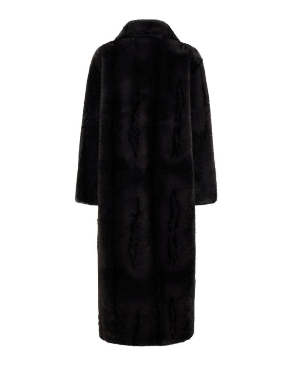 CAPPOTTO LUNGO EFFETTO PELLICCIA - Image 2