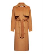 TRENCH COAT WITH FLAP AND BELT - Image 4
