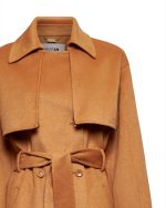 TRENCH COAT WITH FLAP AND BELT - Image 2