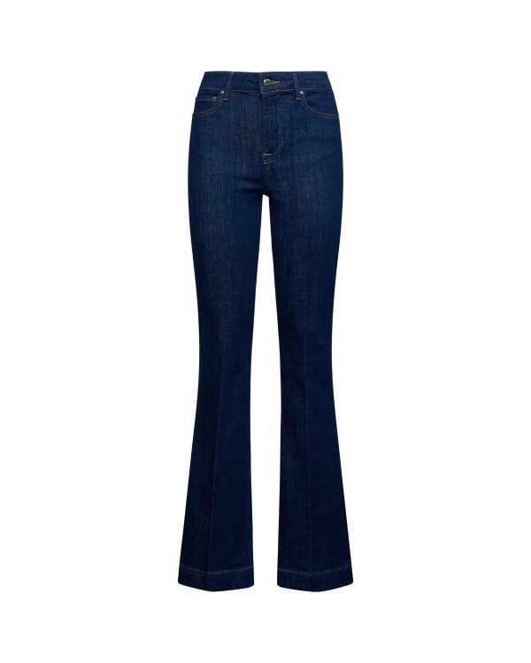 IMG_1835 MEDIUM WASH FLARED JEANS - Image 1