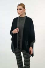 Κάπα πλεκτή με σύμβολο Badoo lurex