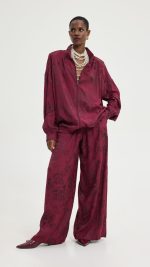 Peacock Pants (bordeaux)