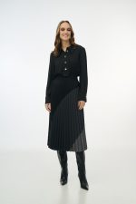 Φούστα σολέϊγ με τριχρωμία