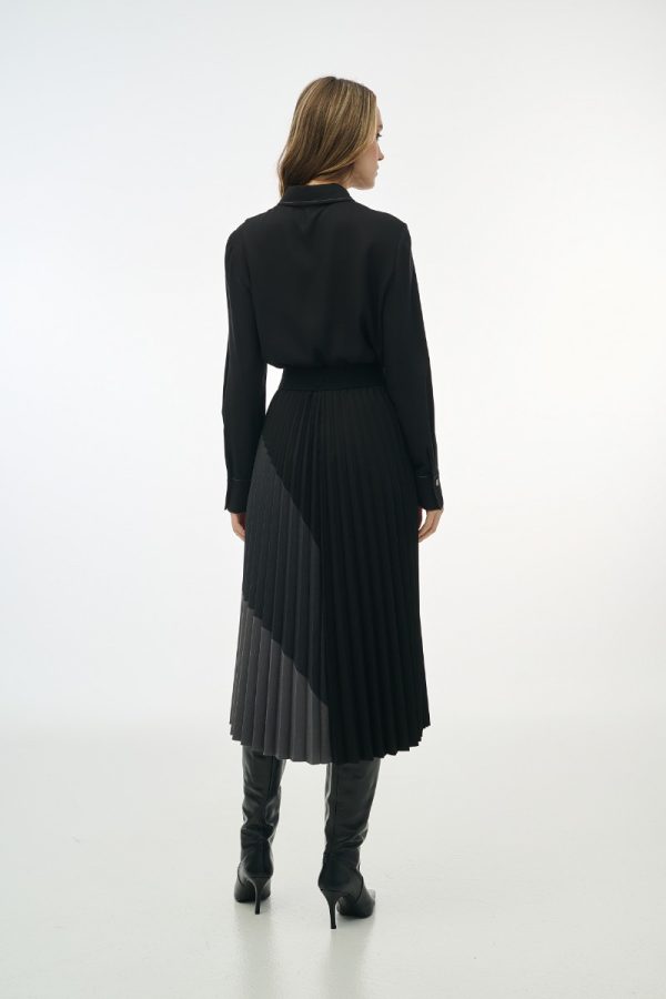 Φούστα σολέϊγ με τριχρωμία - Image 2