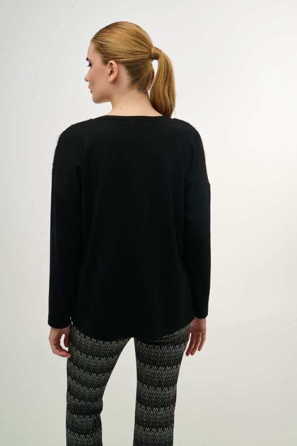 Μπλούζα με λουλούδια μοτίφ - Image 2