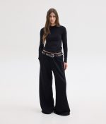IVY WIDE TRACKPANTS black - Image 2