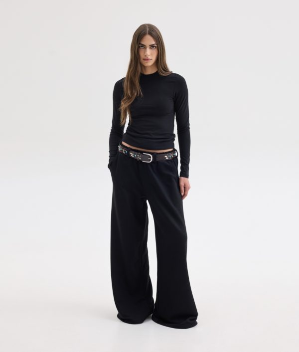 IVY WIDE TRACKPANTS black - Image 2