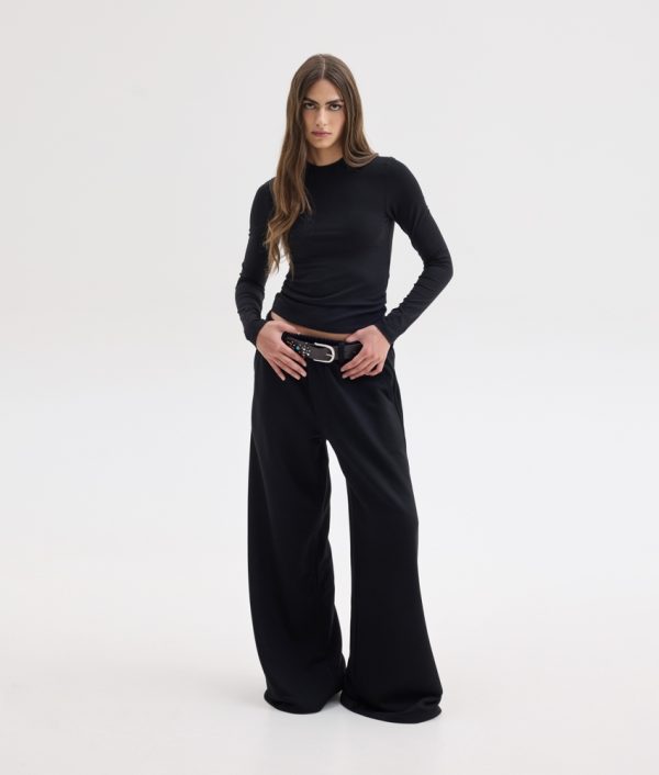 IVY WIDE TRACKPANTS black - Image 1