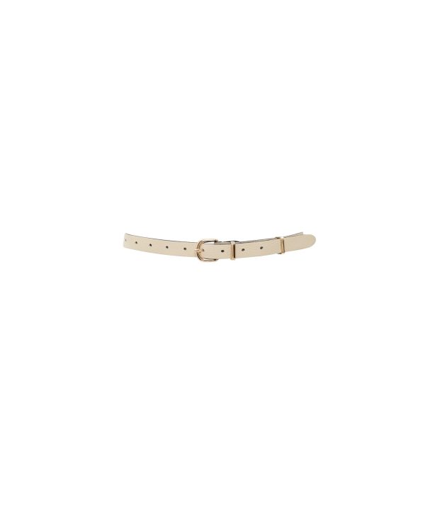 ECRU THIN BELT - Image 1