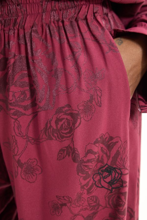 Peacock Pants (bordeaux) - Image 2