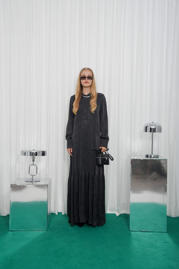 INNER VOICE DRESS ANTHRACITE - Image 3