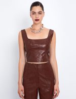 Τοπ από δερματίνη