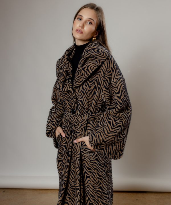 Ανιμαλ πριντ παλτό - Image 3