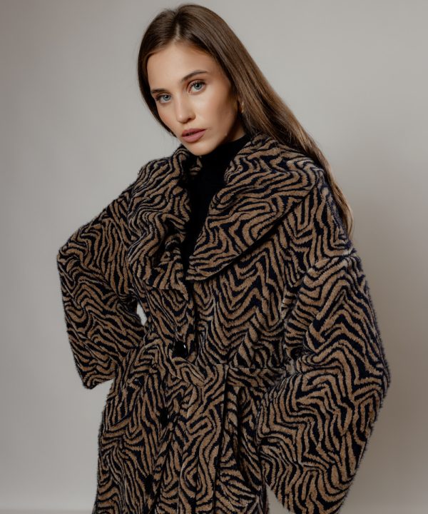 Ανιμαλ πριντ παλτό - Image 2