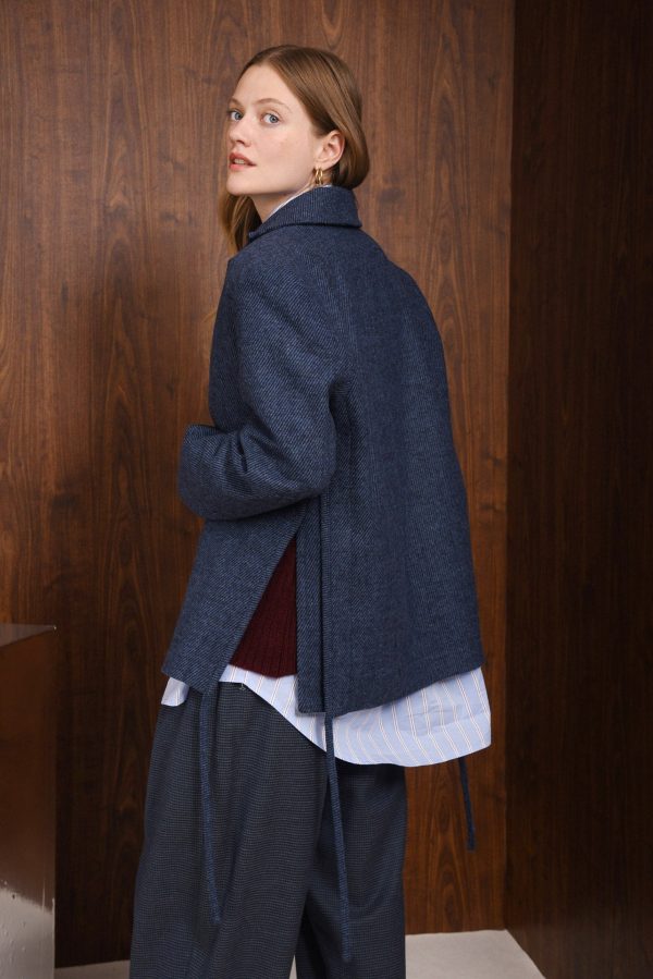 DECIDE SHORT COAT BLUE - Image 2