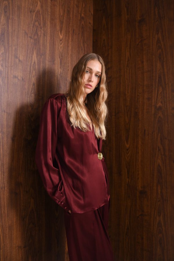 VANITY SHIRT BORDEAUX - Image 1