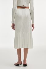 FEMME KNITTED SKIRT WHITE - Image 2