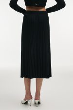 FEMME KNITTED SKIRT BLACK - Image 4