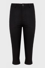 LOLITA CAPRI TROUSERS BLACK - Image 5
