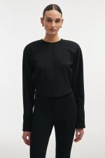 FLEUR TOP BLACK - Image 2