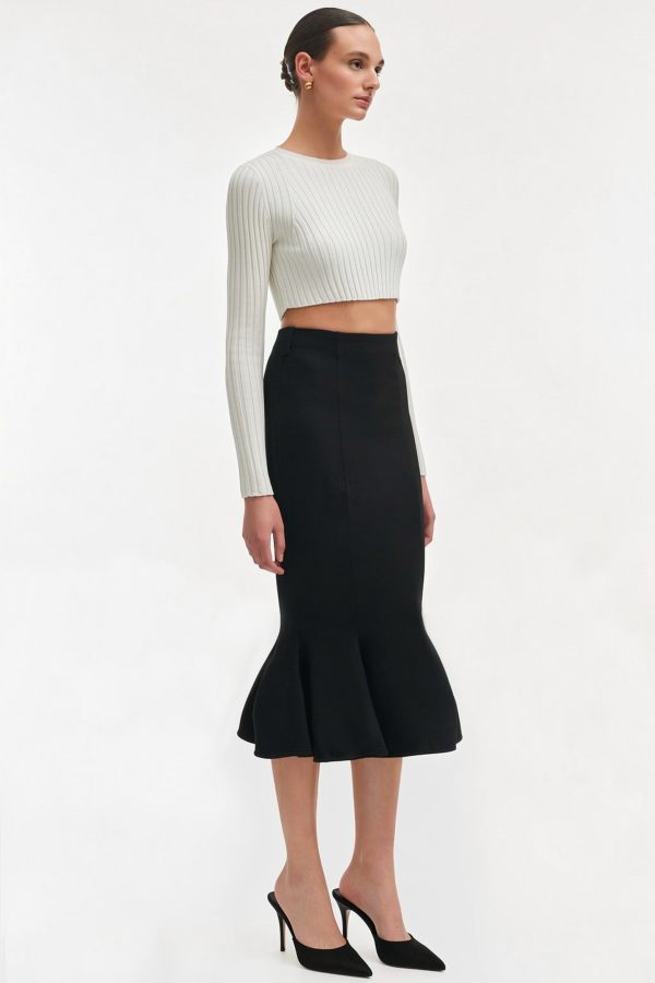 FLEUR SKIRT BLACK - Image 3