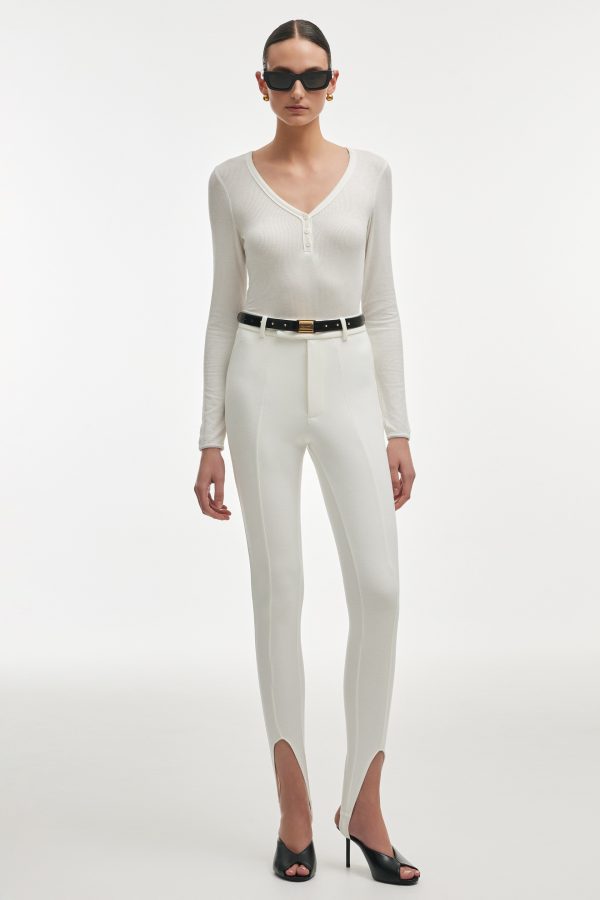 SIMONE LEATHER BELT BLACK - Image 2