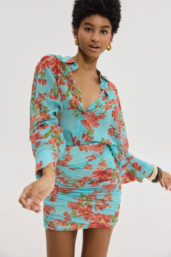 Aperol Skirt (Aqua) - Image 3
