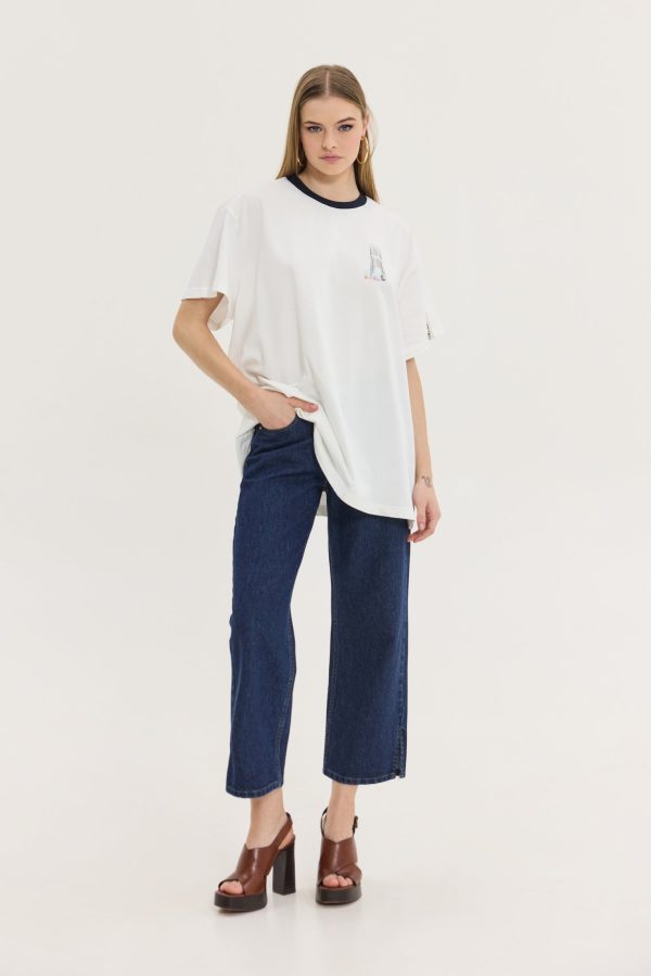 Cheetah T-shirt Off White panigyri - Image 3