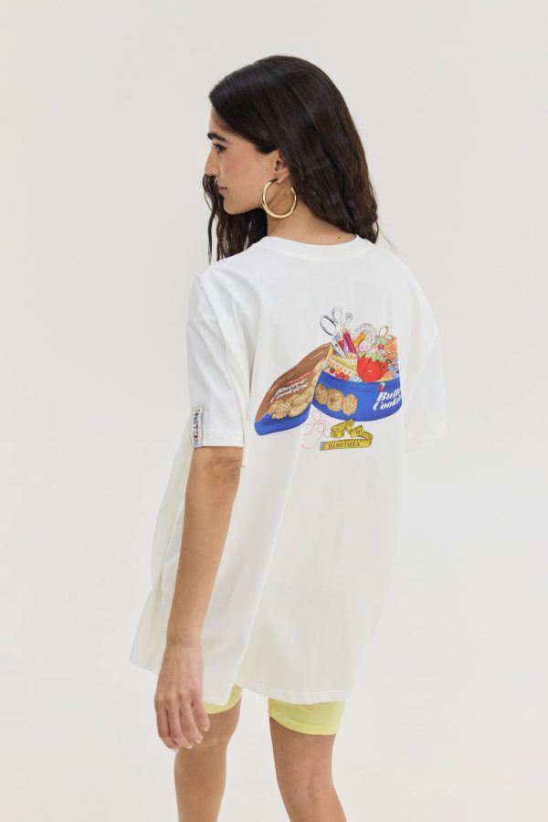 Cheetah T-shirt Off White (Sewing Box) - Image 1