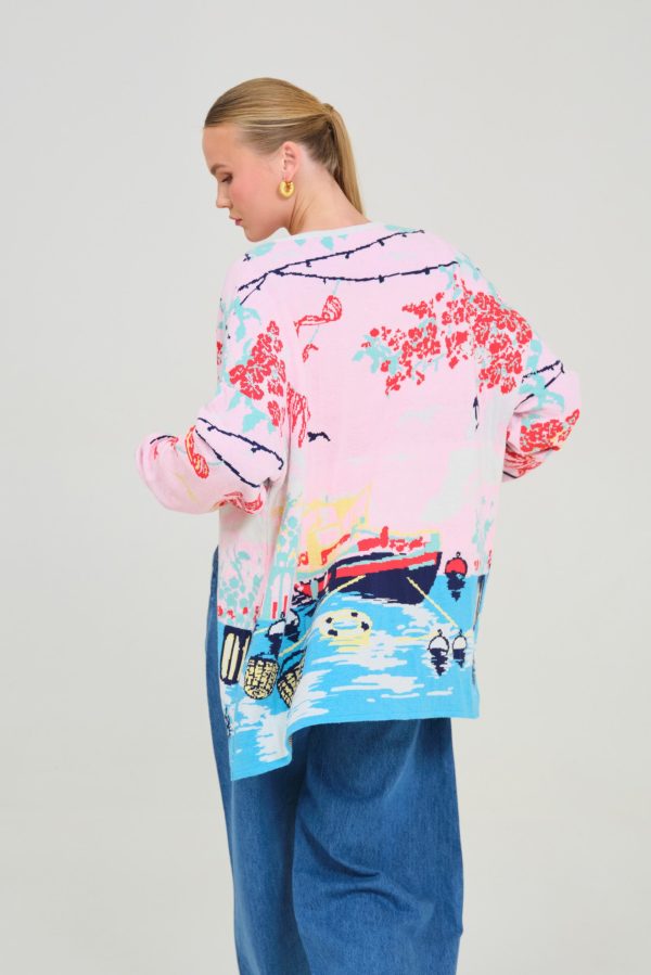 Flinstone Cardigan (Pink) - Image 1
