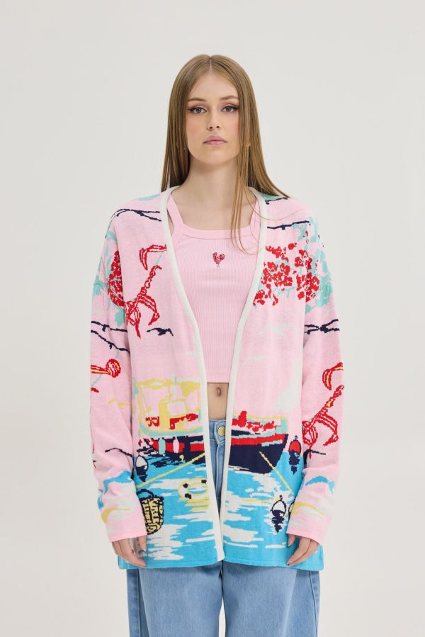 Flinstone Cardigan (Pink) - Image 2
