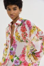 Heather Shirt (Dragon Flower White)