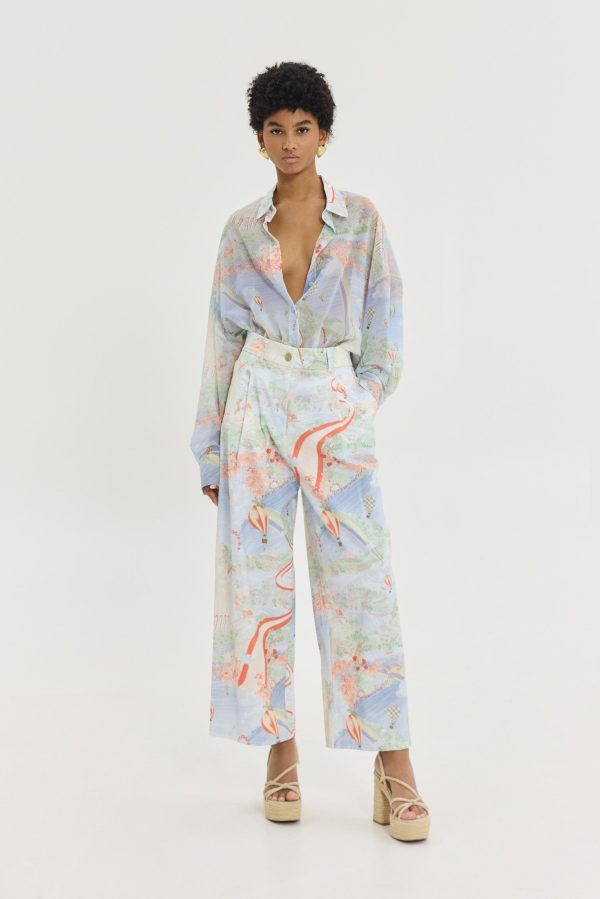 Ava Pants (Light Blue) - Image 1