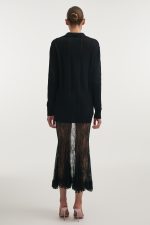 LAUREN KNITTED LONG BLOUSE black - Image 2