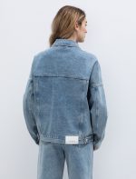 Denim jacket με κρύσταλλα - Image 3