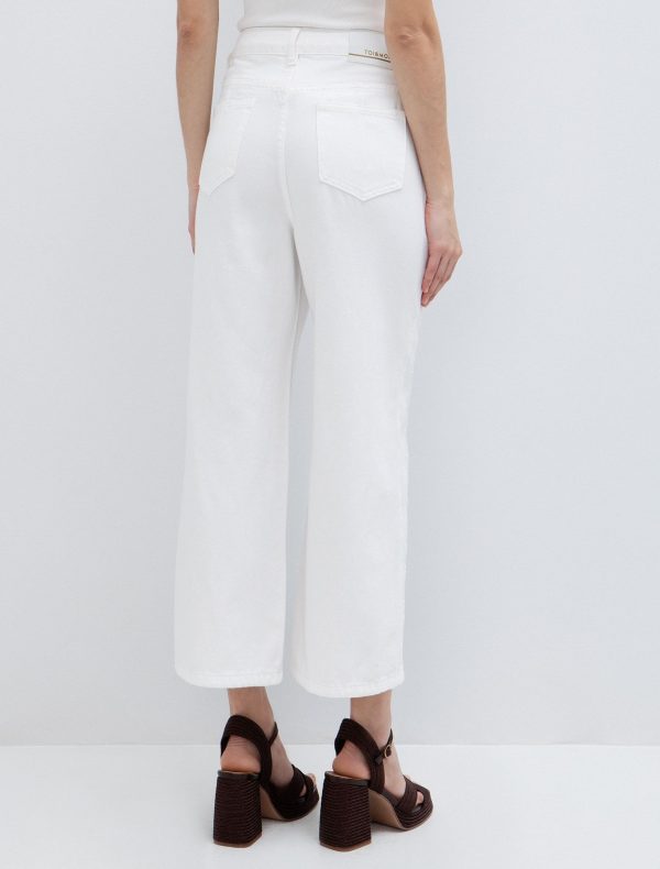 Culotte τζιν με κέντημα - Image 2