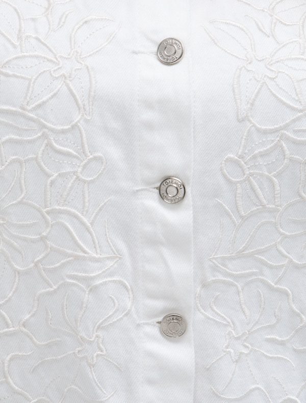 Denim πουκάμισο με κέντημα - Image 2