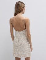 Tweed φόρεμα με παγιέτες - Image 3