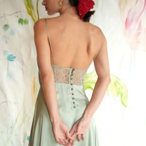 ballerine φόρεμα σε mint green χρώμα