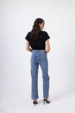 Κλασικό Τζιν Παντελόνι με Ίσια Γραμμή - Image 2