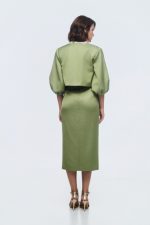 Σακάκι κοντό με μανίκι φούσκα - Image 2