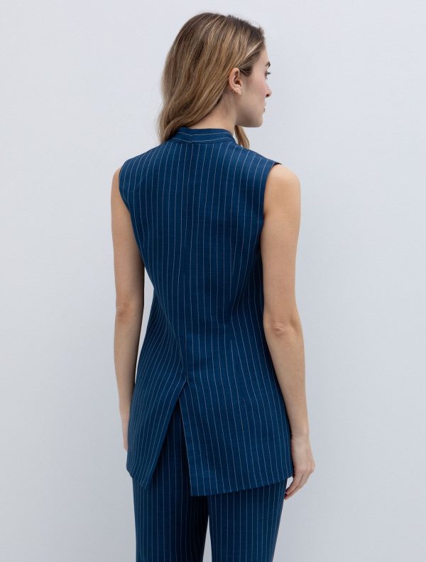 Σταυρωτό γιλέκο ριγέ - Image 2