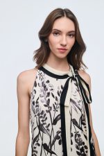 Φόρεμα αμάνικο με δέσιμο - Image 3