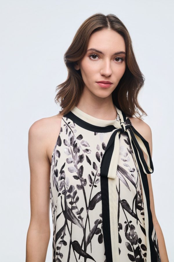 Φόρεμα αμάνικο με δέσιμο - Image 3