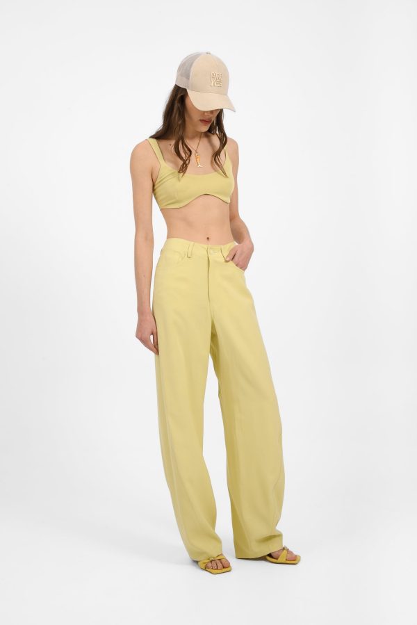 NOA PANTS LIME - Image 1