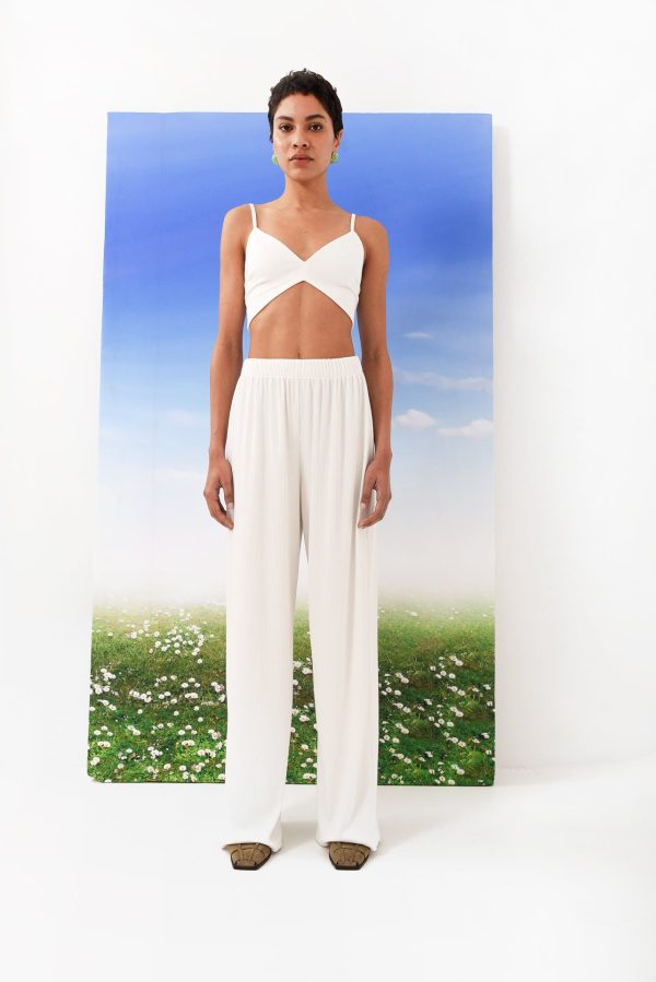 TANNED PANTS WHITE - Image 1