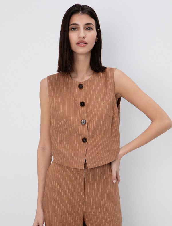 Ριγέ γιλέκο σε ριχτή γραμμή - Image 1