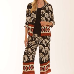 POMODORO CLOTHING FAN BORDER CULOTTES