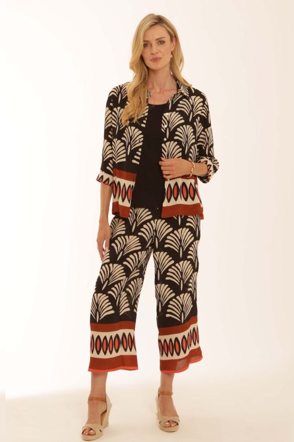 POMODORO CLOTHING FAN BORDER CULOTTES - Image 1